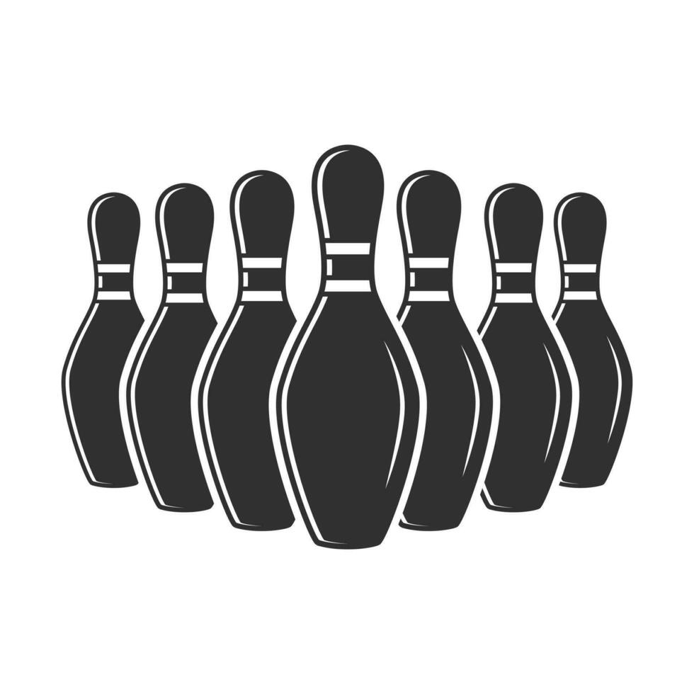 Bowling Vector, Bowling illustration, Sports illustration, Bowling, vector, Bowling silhouette, silhouette, Sports silhouette, Game vector, Game tournament, champions league vector