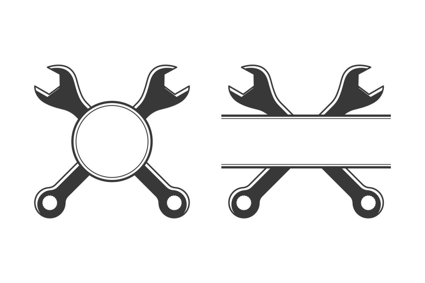 llave monograma vector, llave monograma, hardware monograma vector, automatización tecnología, mecánico sistemas, llave ilustración, mecánico monograma, mecánico herramientas, trabajador elementos vector