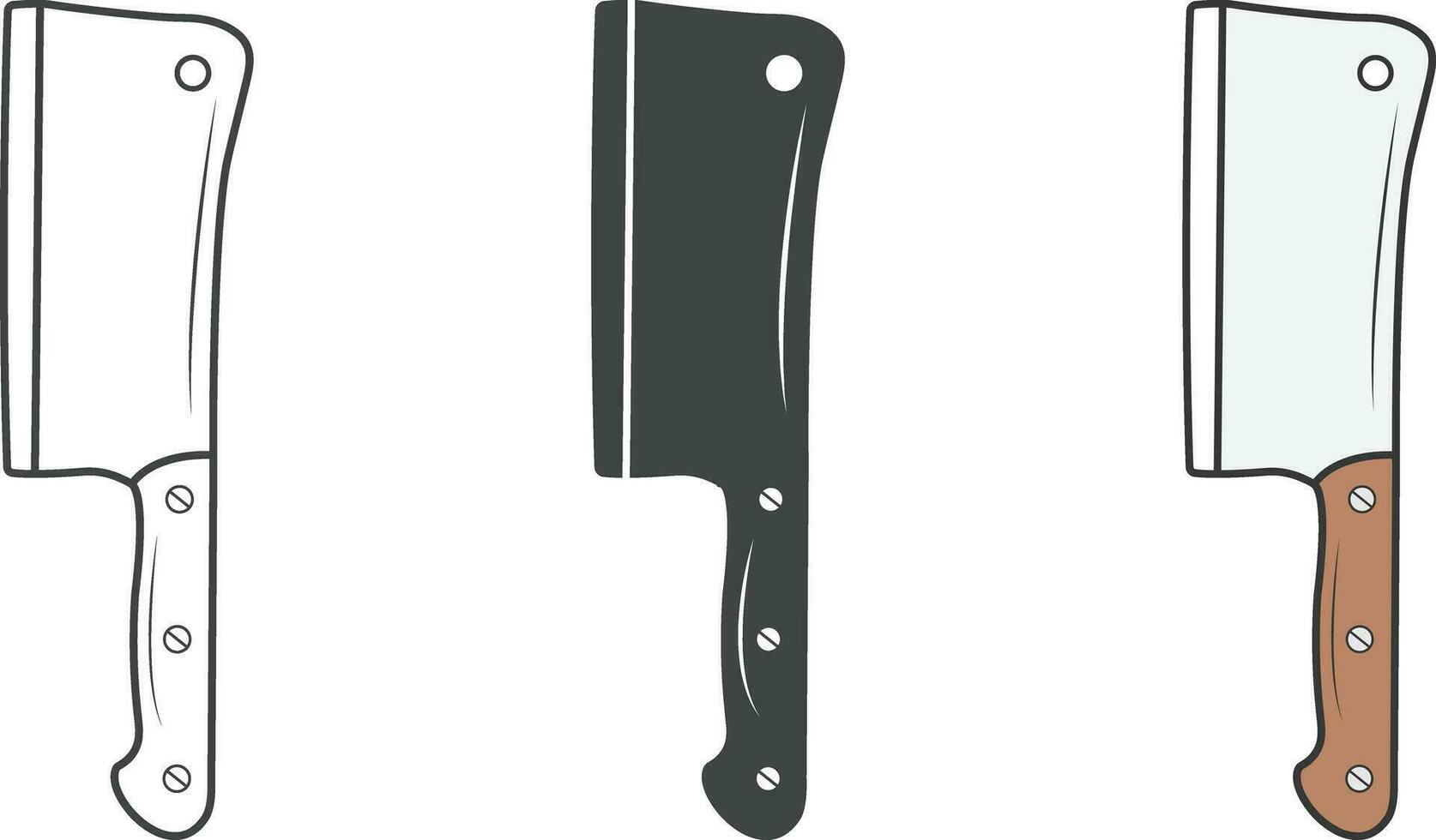 Cleaver Vector, Cleaver illustration, Cleaver Silhouette, Restaurant Equipment, Cooking Equipment, Cleaver Clip Art, Knife Silhouette, Utensils vector