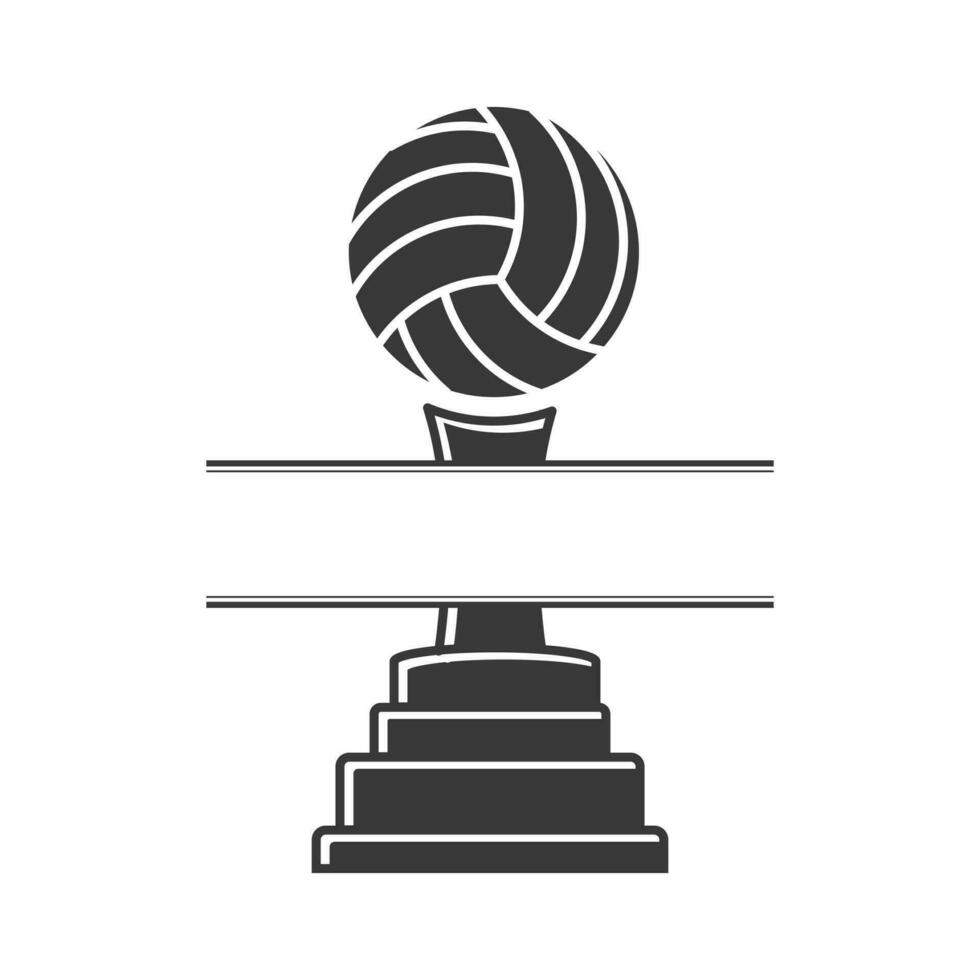 vóleibol monograma silueta, vóleibol monograma vector, vóleibol logo ilustración, Deportes monograma vector, Deportes logo silueta, Deportes logo ilustración, ilustración acortar arte, vector