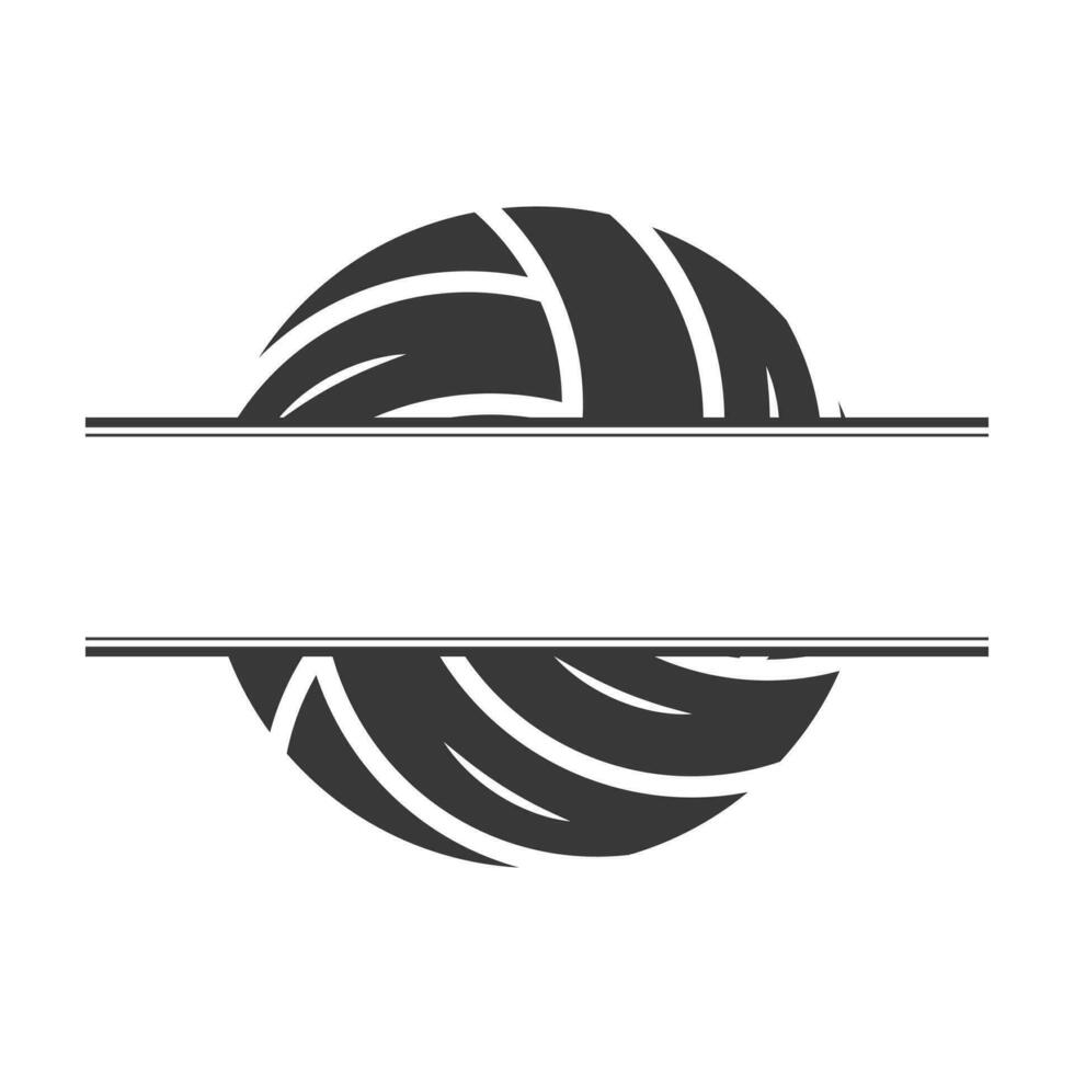 Volleyball Monogram silhouette, Volleyball Monogram Vector, Volleyball Logo illustration, Sports Monogram Vector, Sports Logo silhouette, Sports Logo illustration, illustration Clip Art, vector