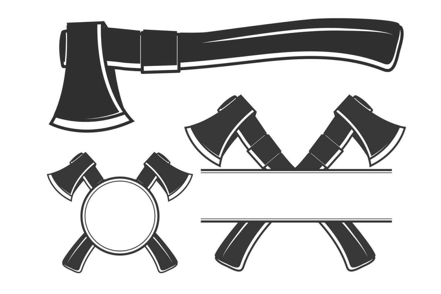 Axe Vector Monogram, Axe Silhouette Monogram,  Forest tools, Woodcutter, Woodsman, Hardware Vector, Repair tools, Forest tools, Woodcutter Monogram, Woodsman