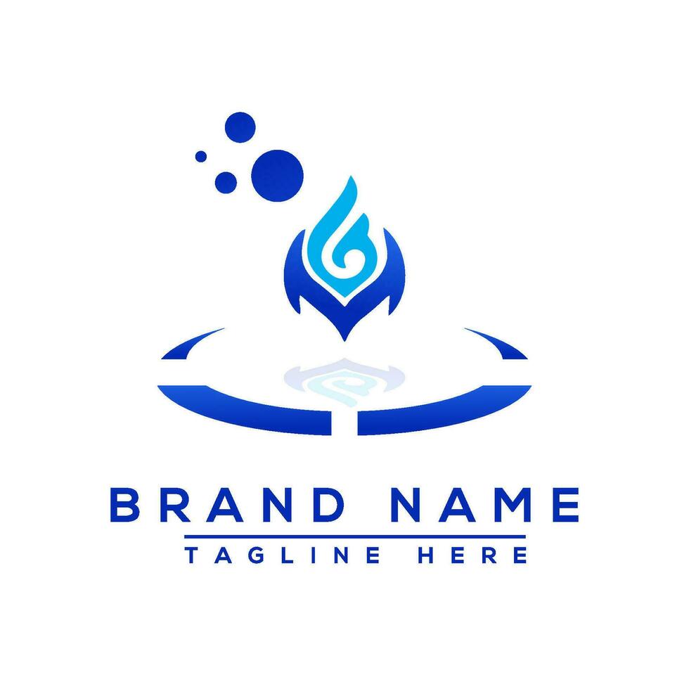 Letter GM blue Professional logo for all kinds of business vector