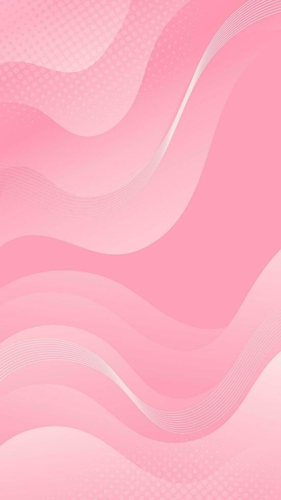 Abstract background pink color with wavy lines and gradients is a versatile asset suitable for various design projects such as websites, presentations, print materials, social media posts vector