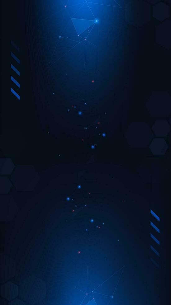 Gradient Digital technology background. Network connection dots and lines. Futuristic background for various design projects such as websites, presentations, print materials, social media posts vector