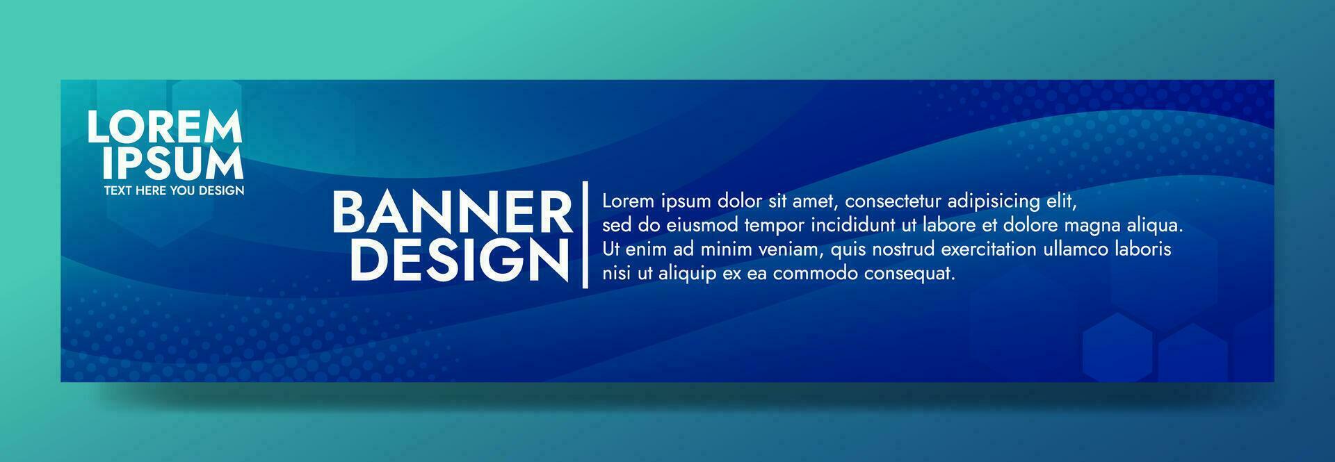 Abstract green blue banner color with a unique wavy design. It is ideal for creating eye catching headers, promotional banners, and graphic elements with a modern and dynamic look. vector