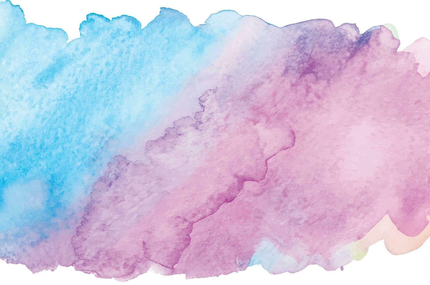 AI generated blue watercolor stain paint vector