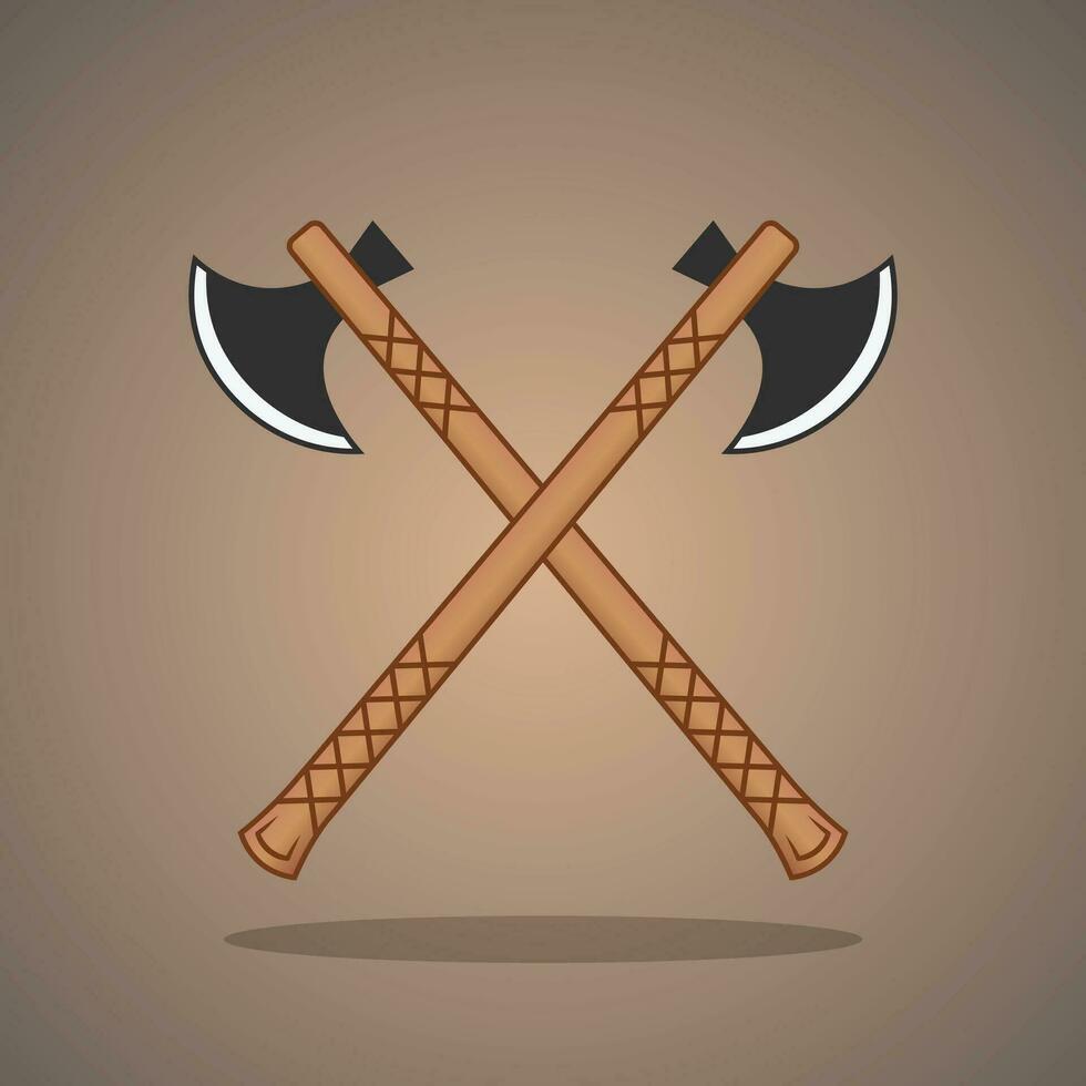 Cross Axe Vector, Axe Clipart, Hardware Vector,  Worker elements, Labor equipment, Repair tools, Forest tools, Cross Woodcutter Clipart, Woodsman Clipart vector