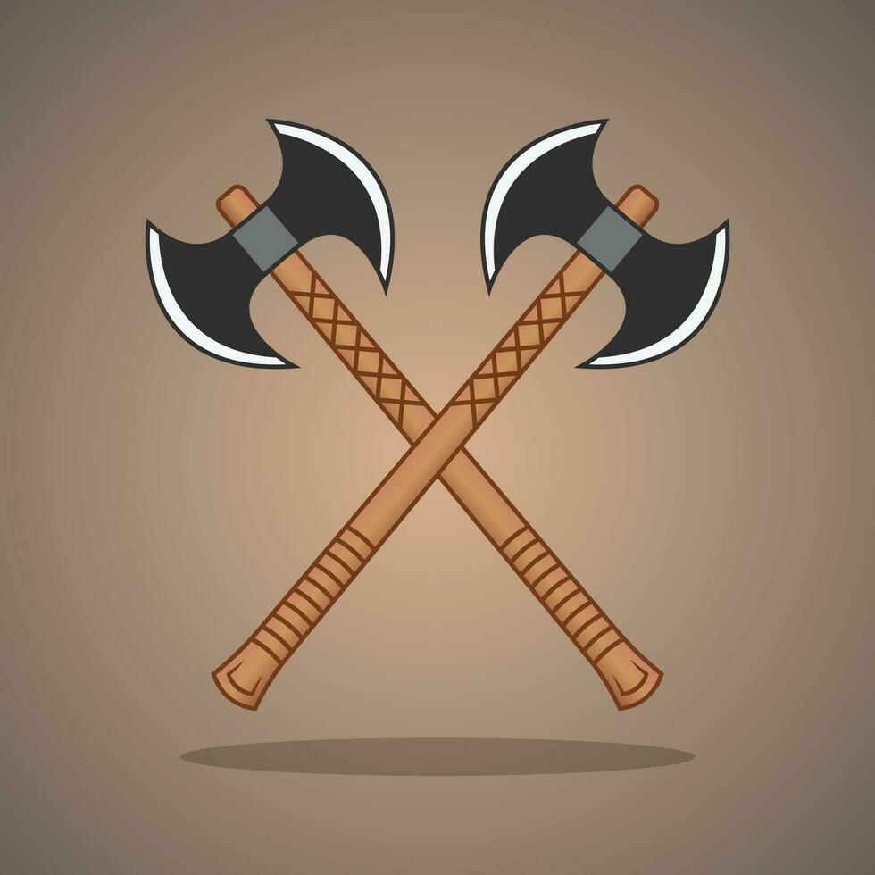 Cross Axe Vector, Axe Clipart, Hardware Vector,  Worker elements, Labor equipment, Repair tools, Forest tools, Cross Woodcutter Clipart, Woodsman Clipart vector
