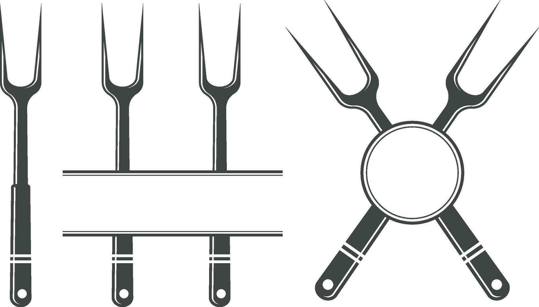 Fork Monogram vector, Fork Silhouette, Spoon Vector, Restaurant Equipment, Clip Art, Fork Spoon and Knife monogram, Vector, illustration, Slicer, knife, Fork vector