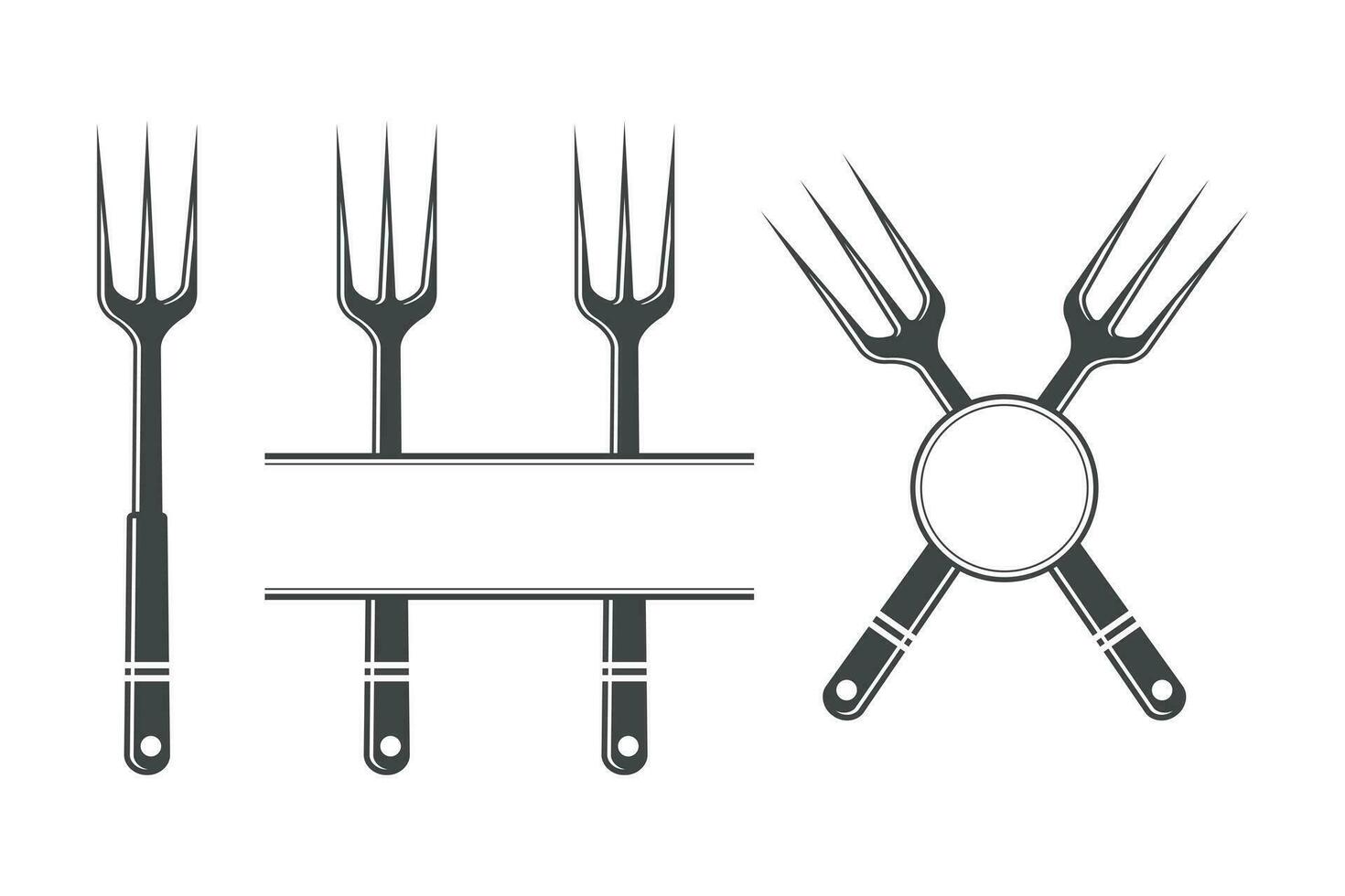 Fork Monogram vector, Fork Silhouette, Spoon Vector, Restaurant Equipment, Clip Art, Fork Spoon and Knife monogram, Vector, illustration, Slicer, knife, Fork vector