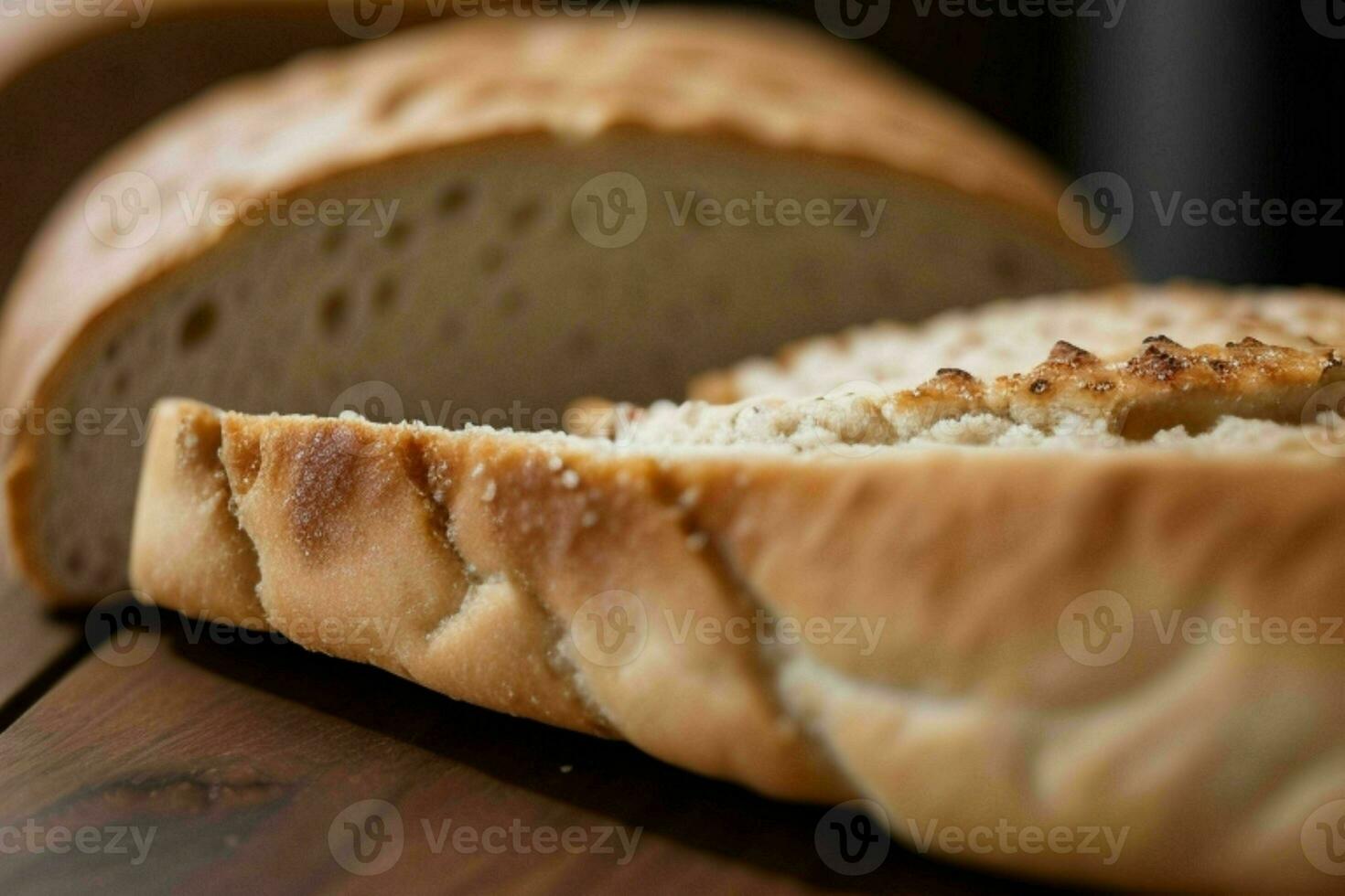 AI generated Bread crust. Pro Photo