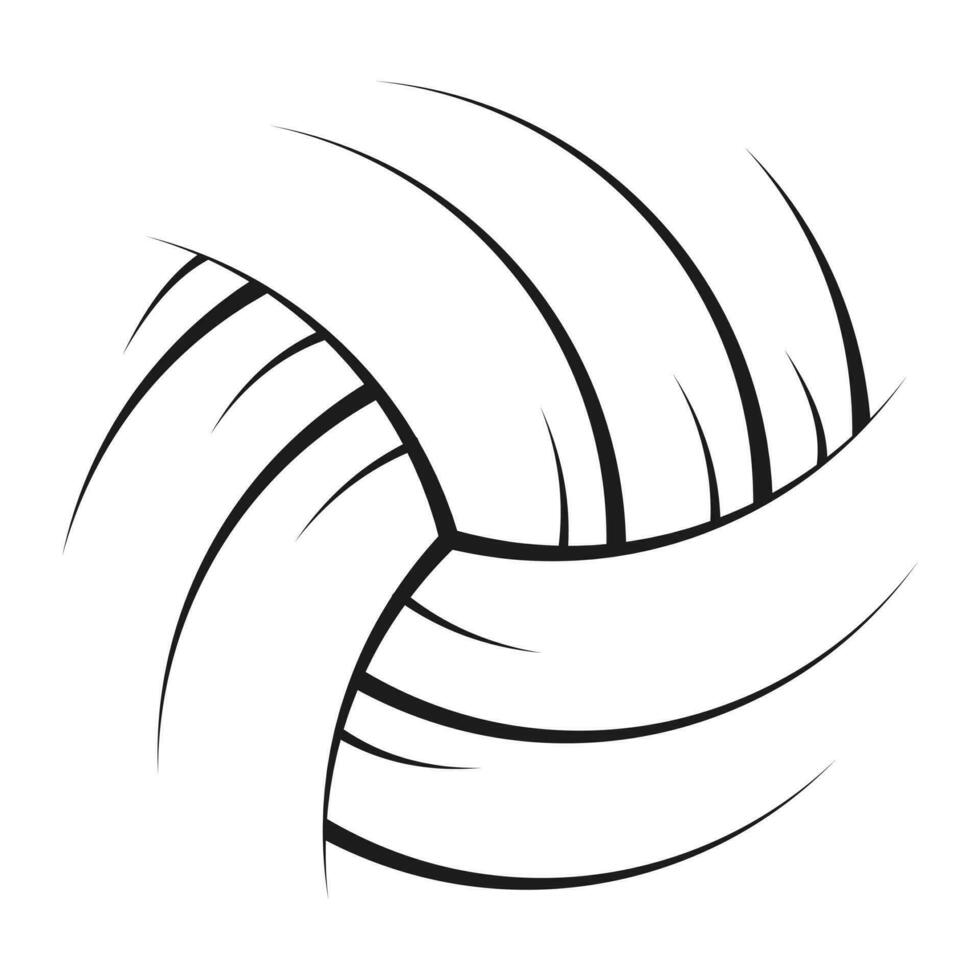 Volleyball Line Art, Volleyball Vector, Volleyball illustration, Sports
