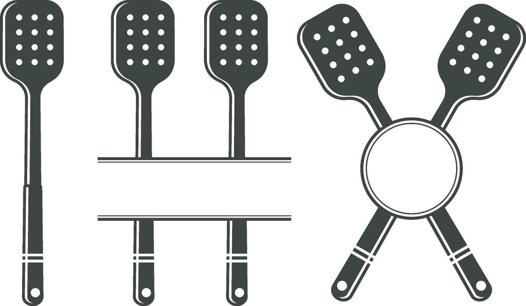 Spoon Monogram vector, Spoon Silhouette, Spoon Vector, Restaurant Equipment, Clip Art, Fork Spoon and Knife monogram, Vector, illustration, Slicer, knife, Fork vector