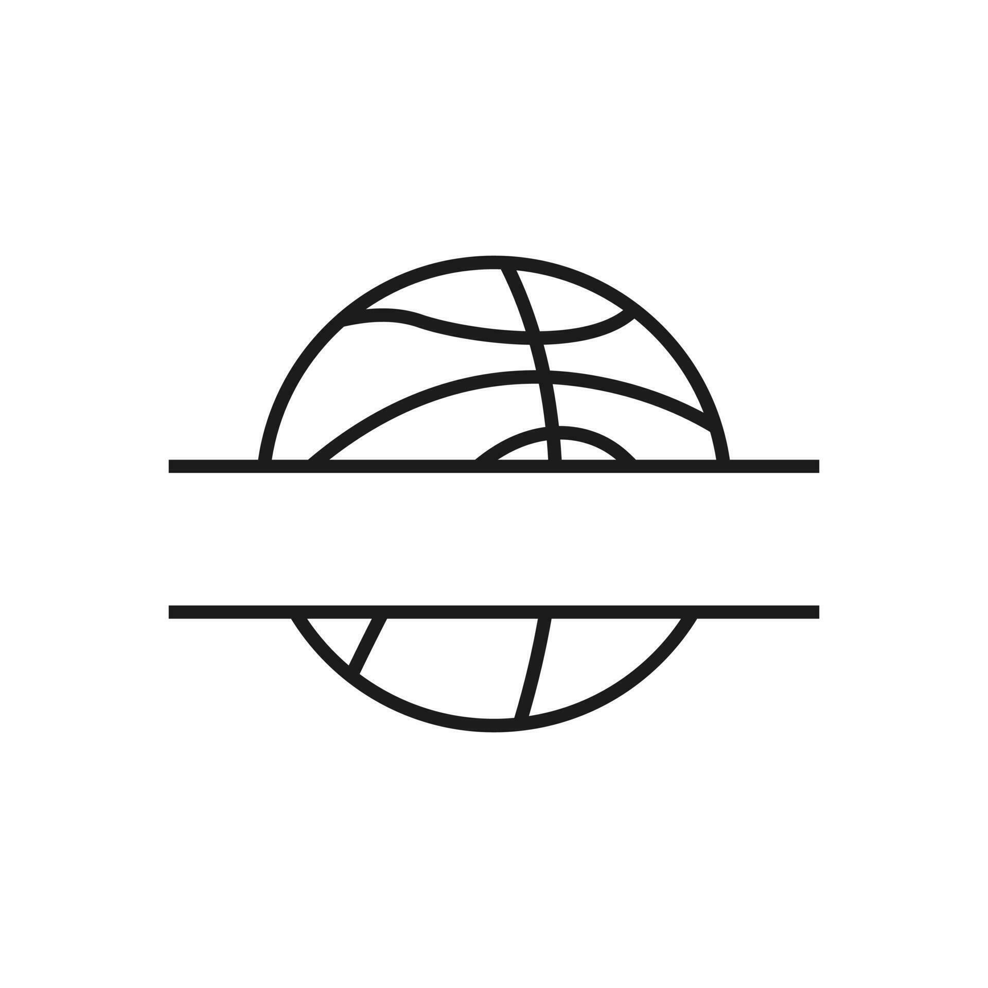 Basketball Line Art, Basketball Vector, Basketball illustration, Sports