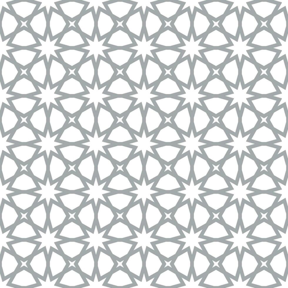 simple seamless islamic pattern design, islamic star pattern template vector