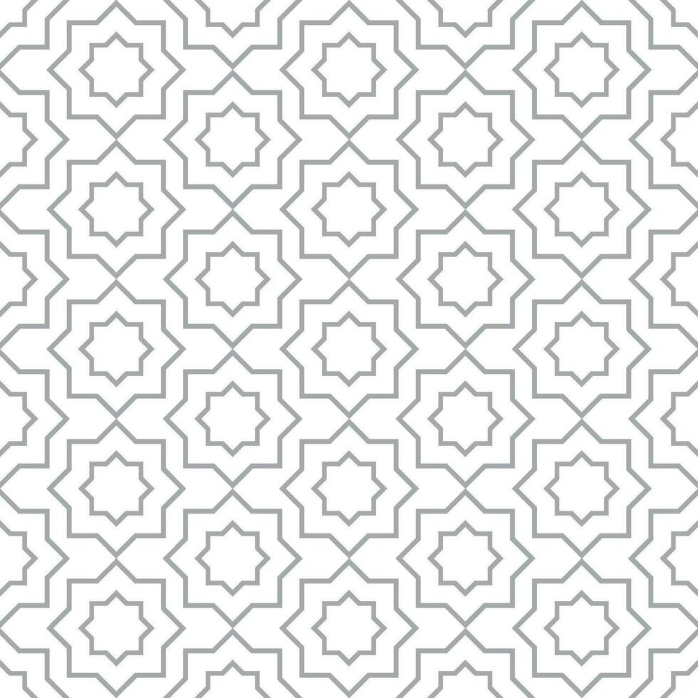 simple seamless islamic pattern design template vector