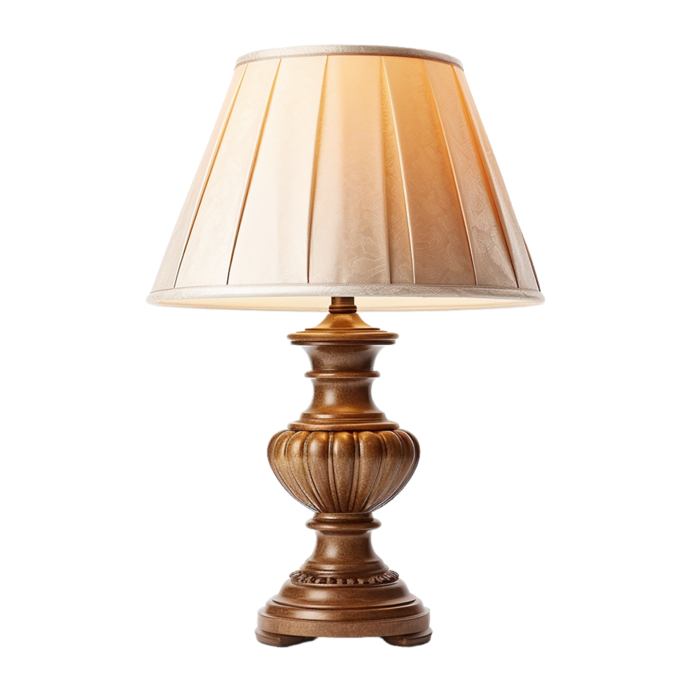 AI generated lamp on transparent background PNG image