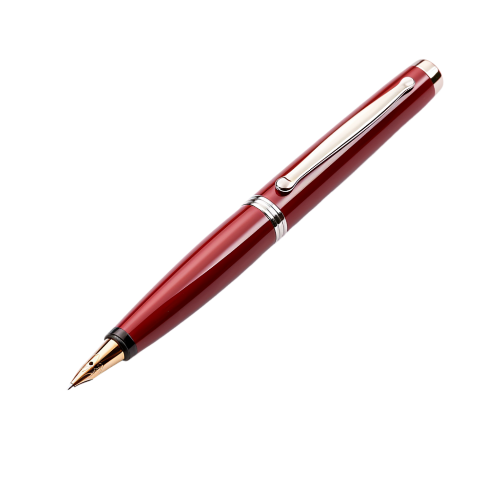 AI generated pen on transparent background PNG image