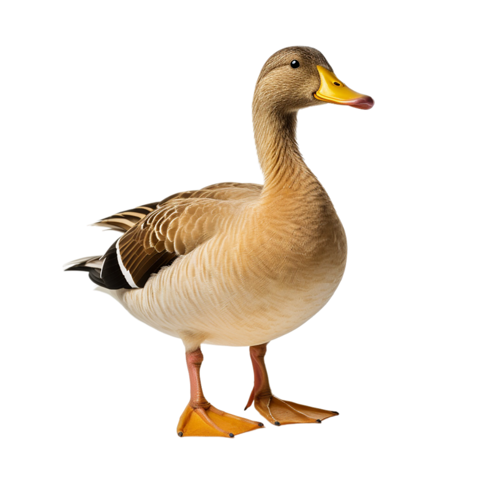 AI generated duck on transparent background PNG image