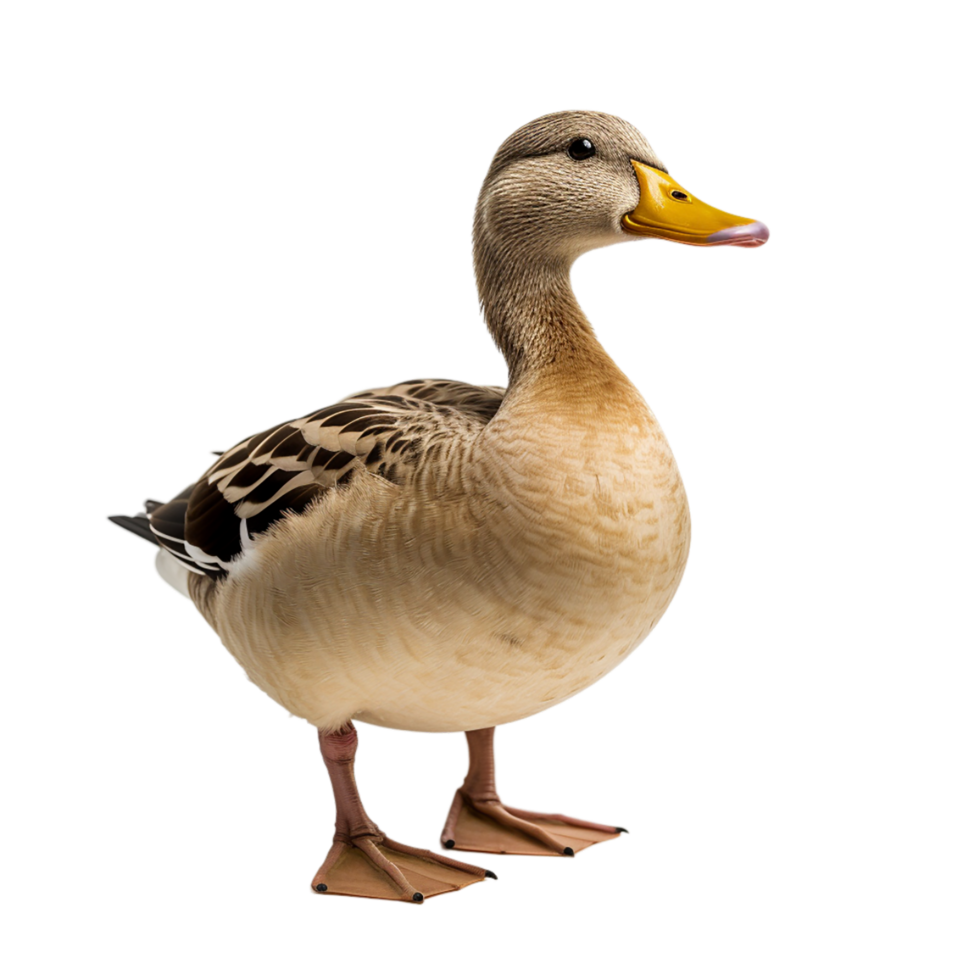 AI generated duck on transparent background PNG image