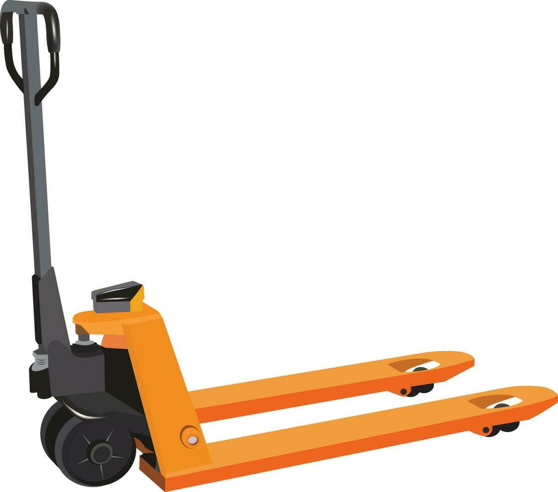 forklift without motor vector