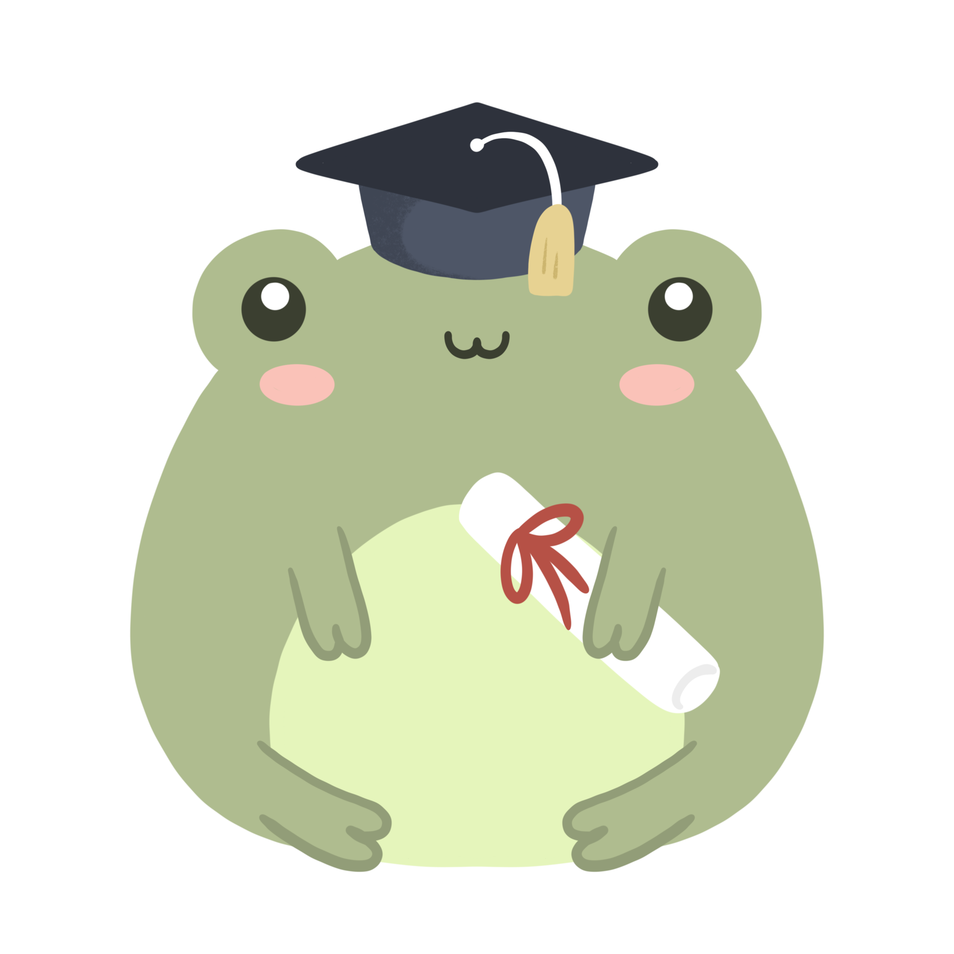 Cute animal wear graduation cap 34951745 png