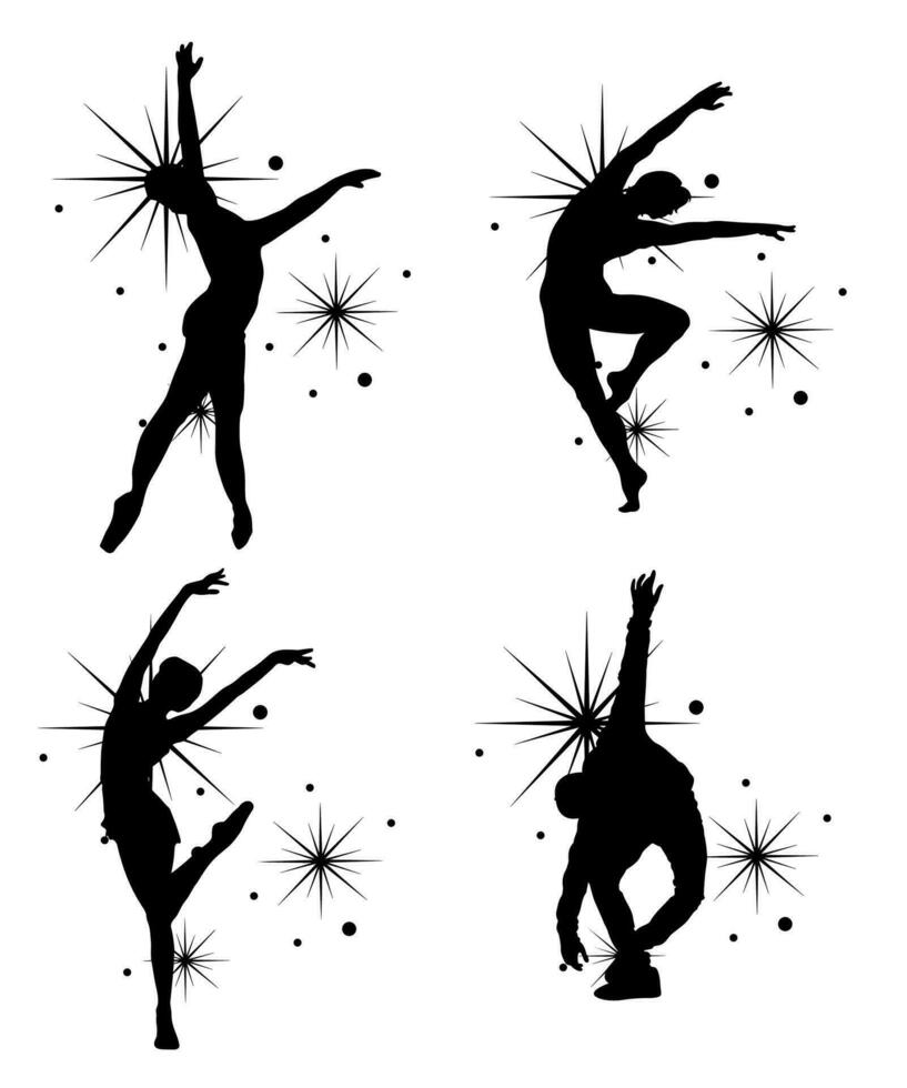 Ballerina dancer vector