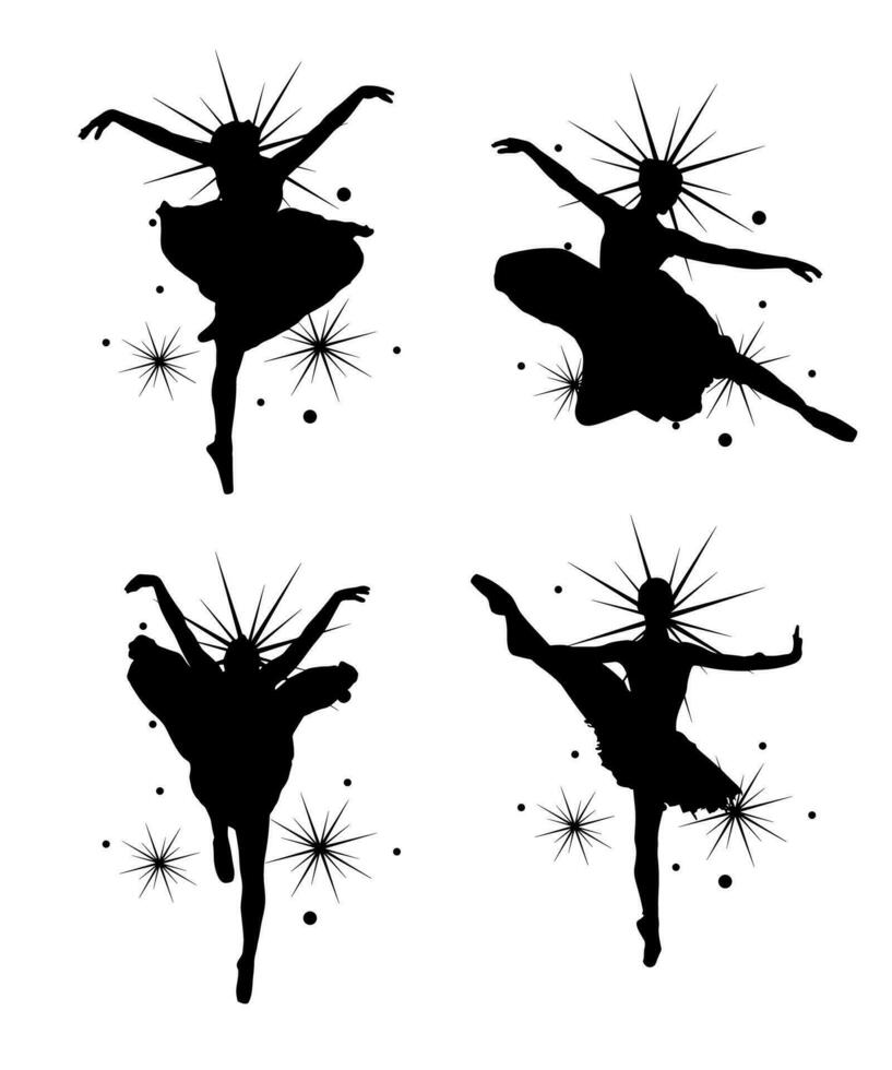 bailarina bailarín vector