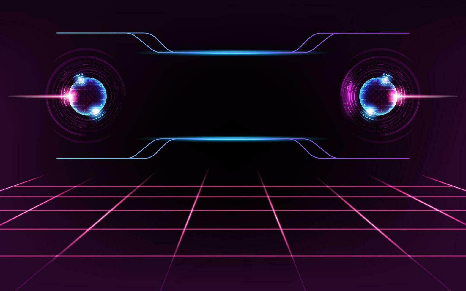 Concept of Future digital technology metaverse, colorful background. Vector illustration eps10