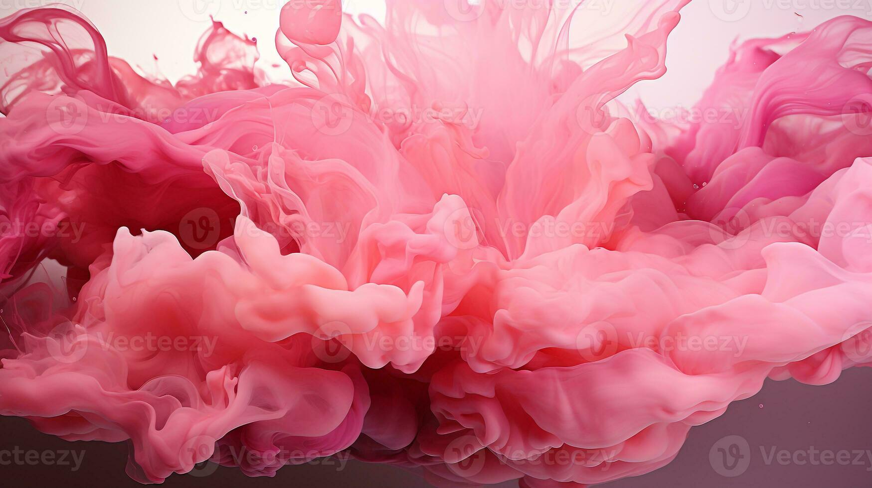 AI generated pink paint splash background photo