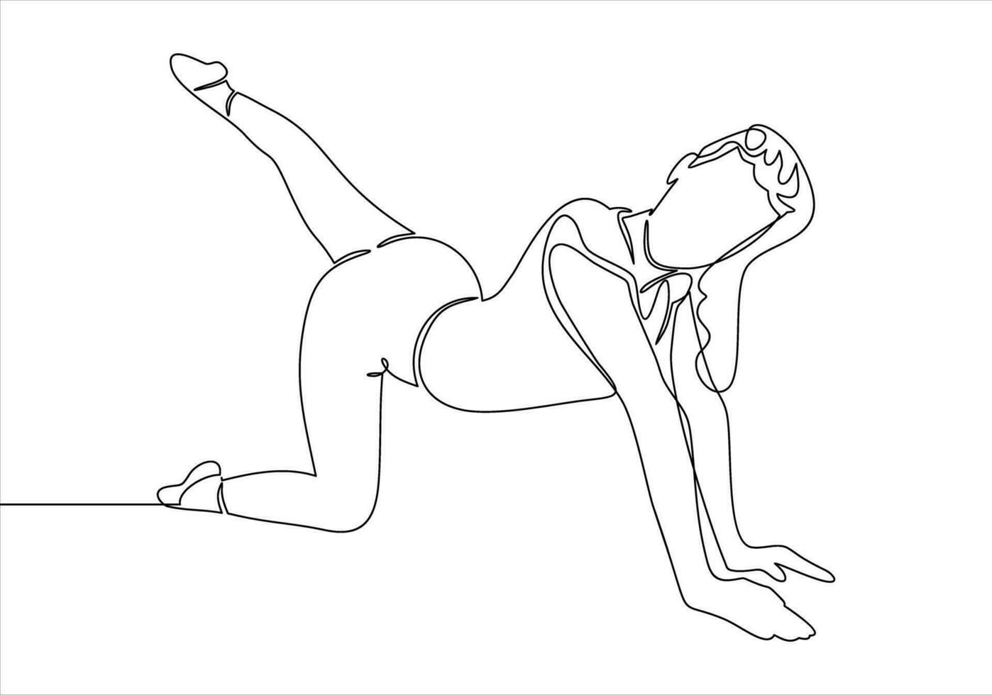 women fitness yoga concept vector health illustration