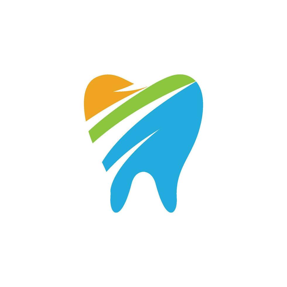 Ilustración de vector de plantilla de logotipo dental