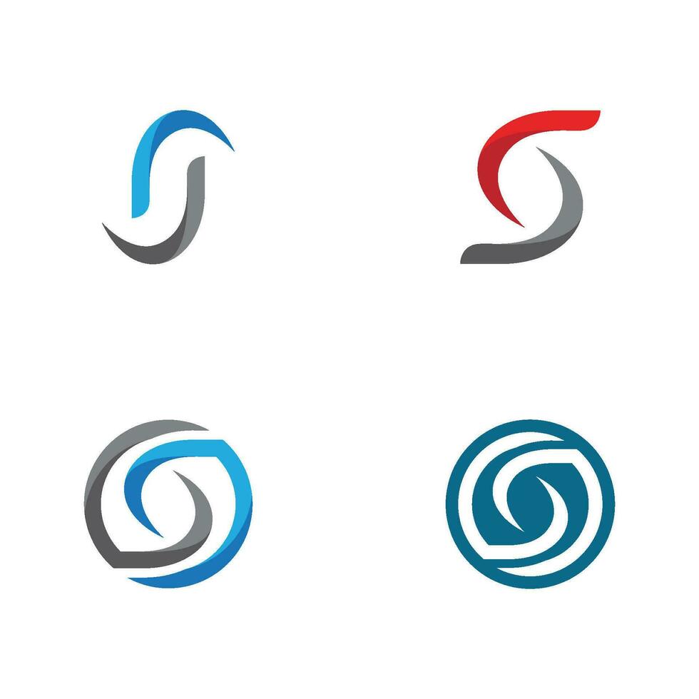 Business corporate S letter logo vector
