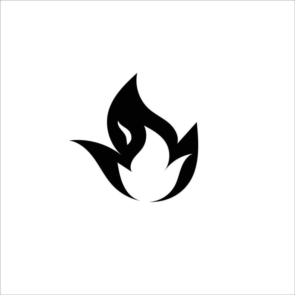 Fire icon stock vector illustration