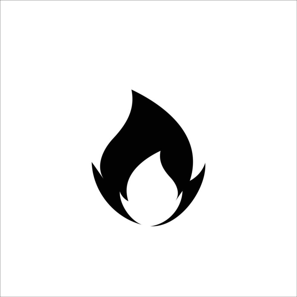 Fire icon stock vector illustration