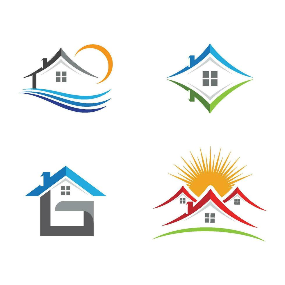 Property and Construction Logo design vector