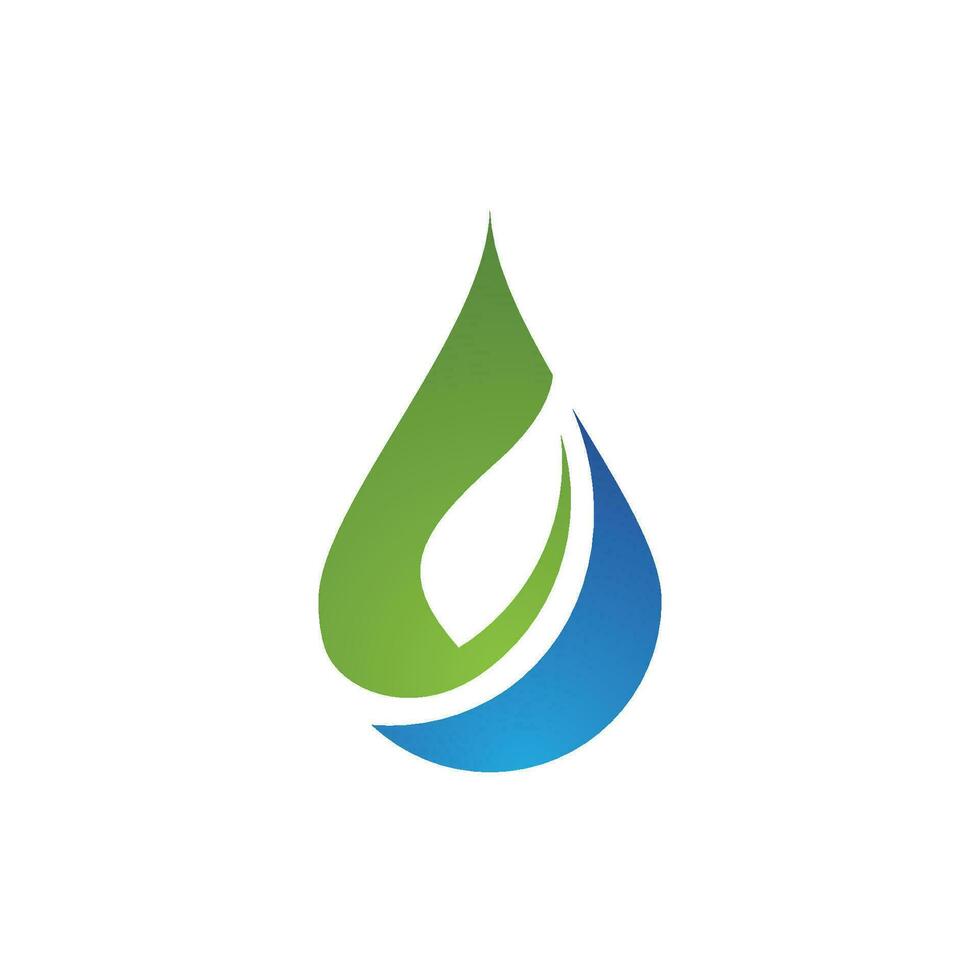 plantilla de logotipo de gota de agua vector