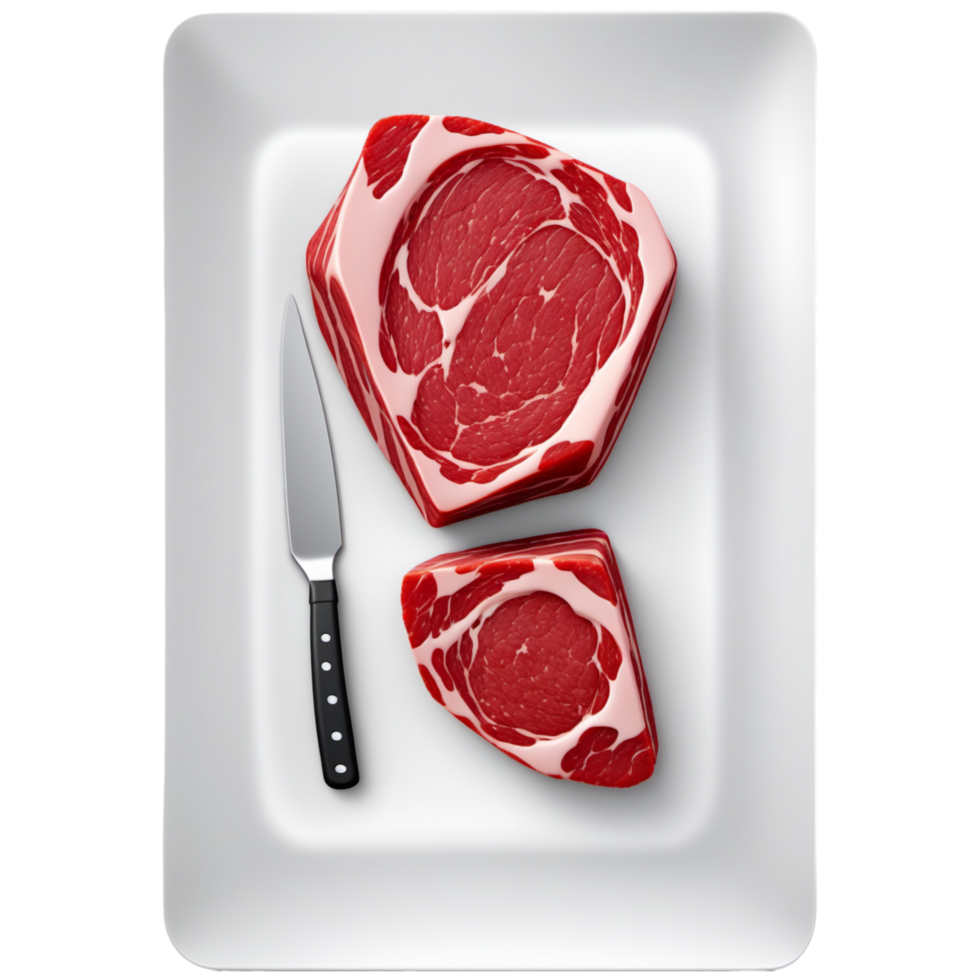 AI generated Fresh and tasty juicy meat. AI Generative png