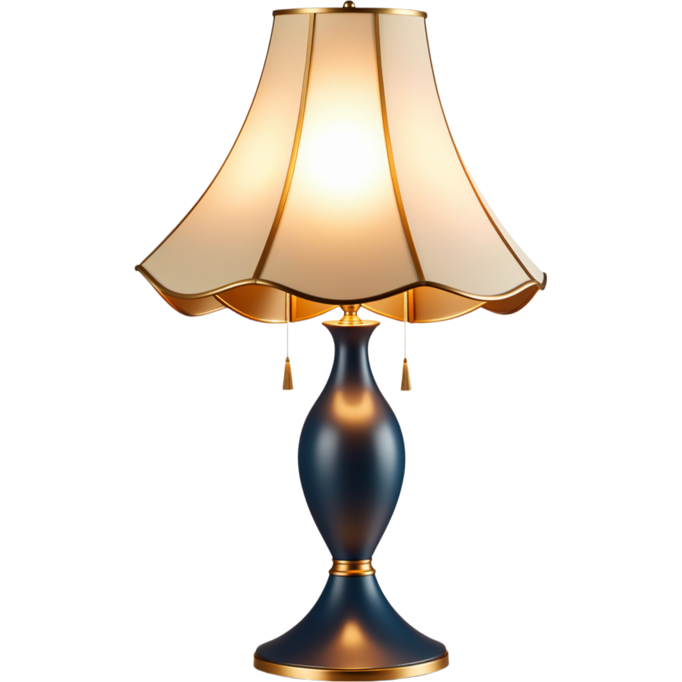 AI generated Realistic table lamp. AI Generative png