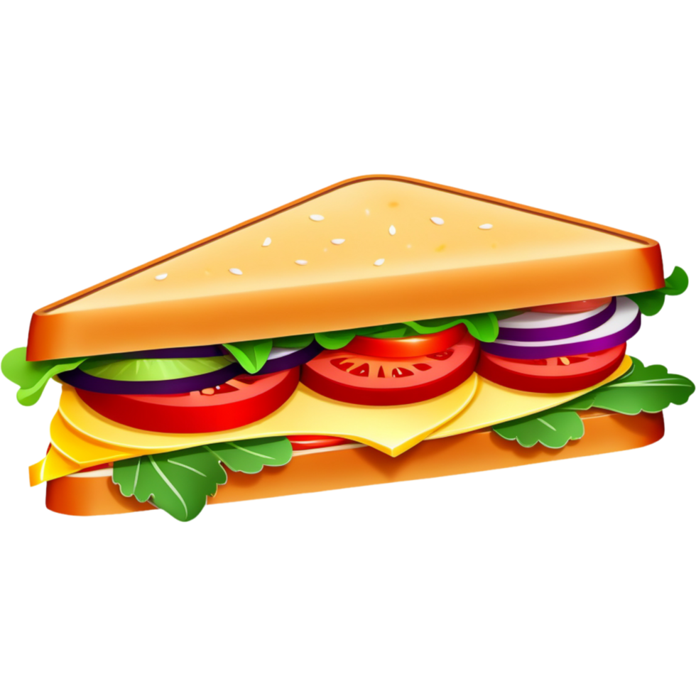 ai generiert frisch und lecker gesund Sandwich. ai generativ png