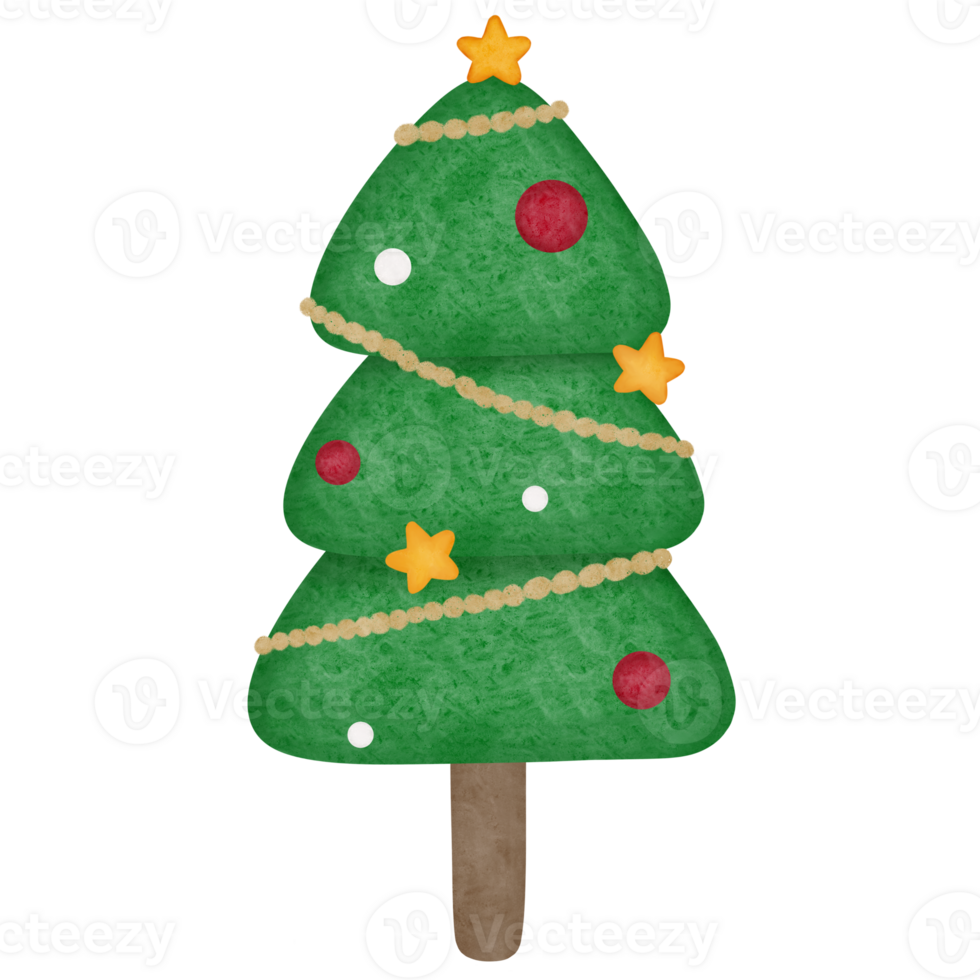 Three layer Christmas Tree png