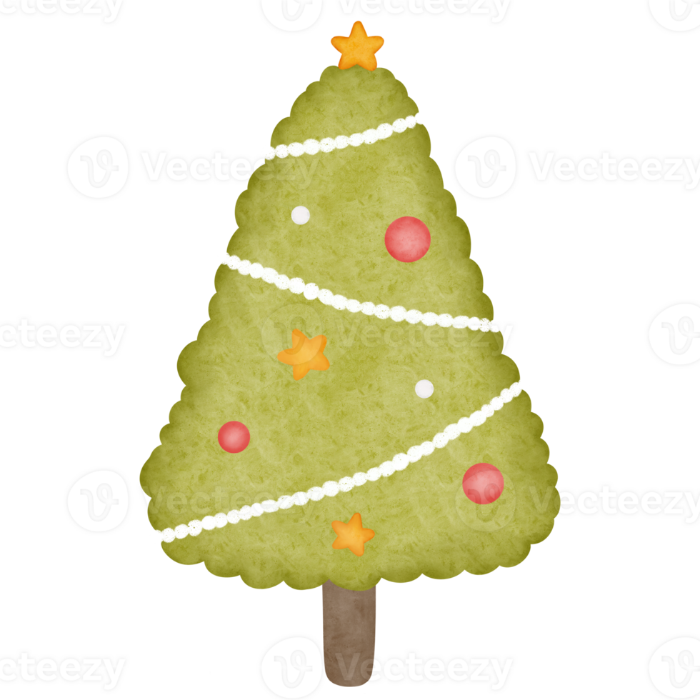 Triangle Christmas Tree Illustration png