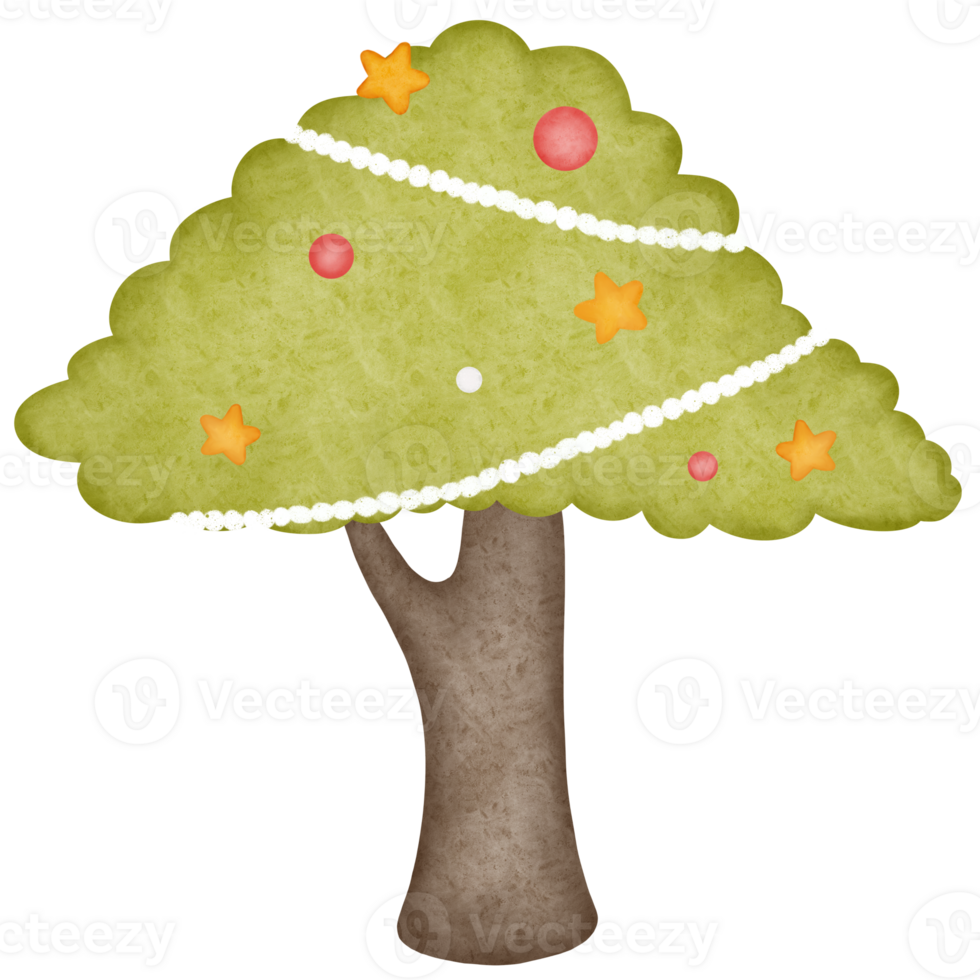 Big Christmas Tree Illustration png