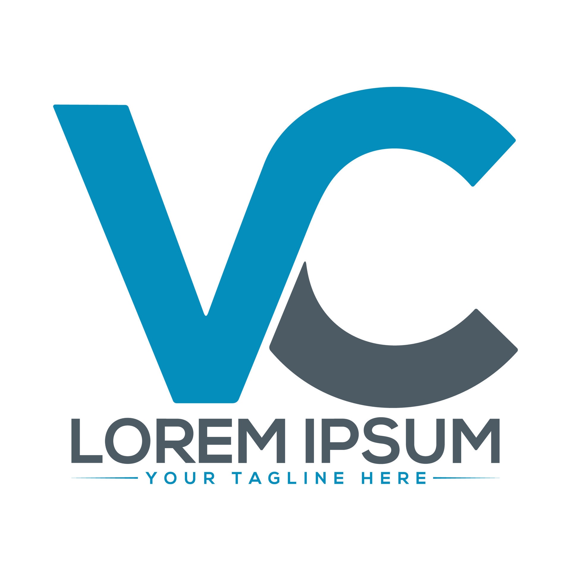 VC Logo Design Professional Logo Design 34954098 Vector Art at Vecteezy