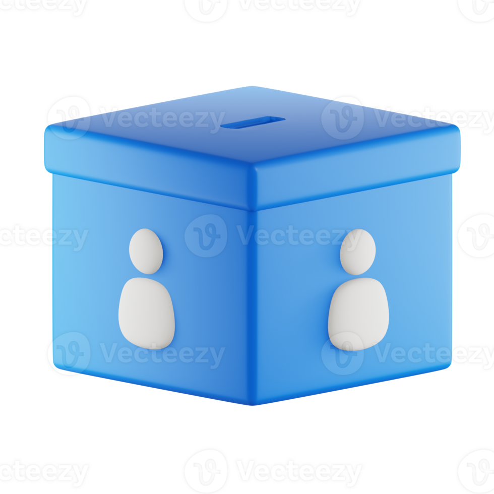Vote Ballot 3D Icon png