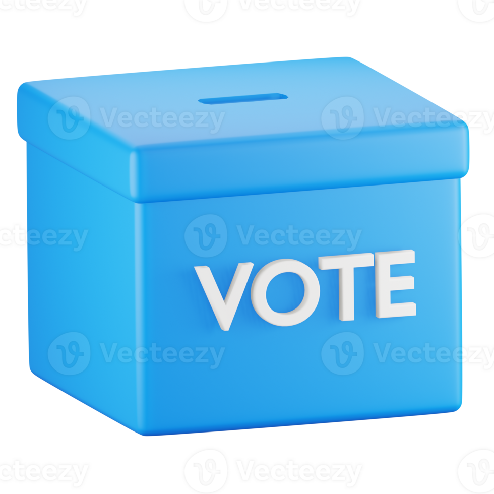 Vote Ballot 3D Icon png