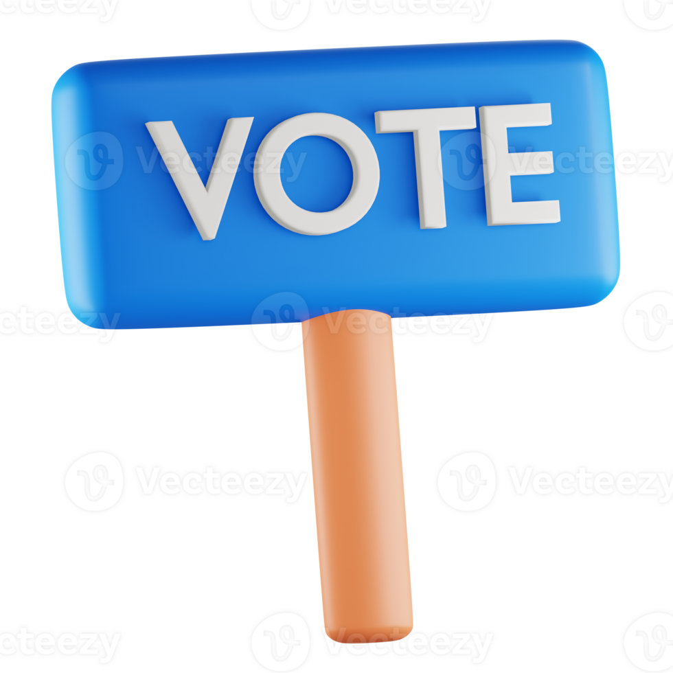 Vote Ballot 3D Icon png