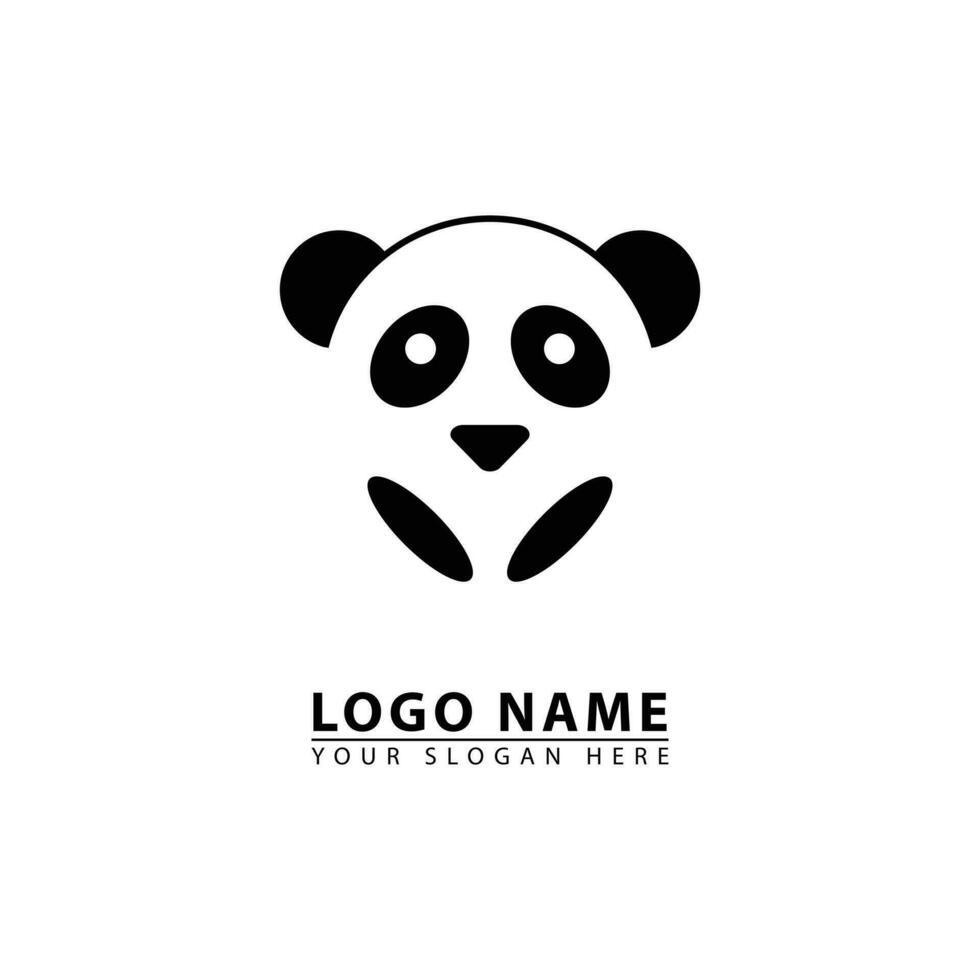 comida panda logo vector, vector comida panda