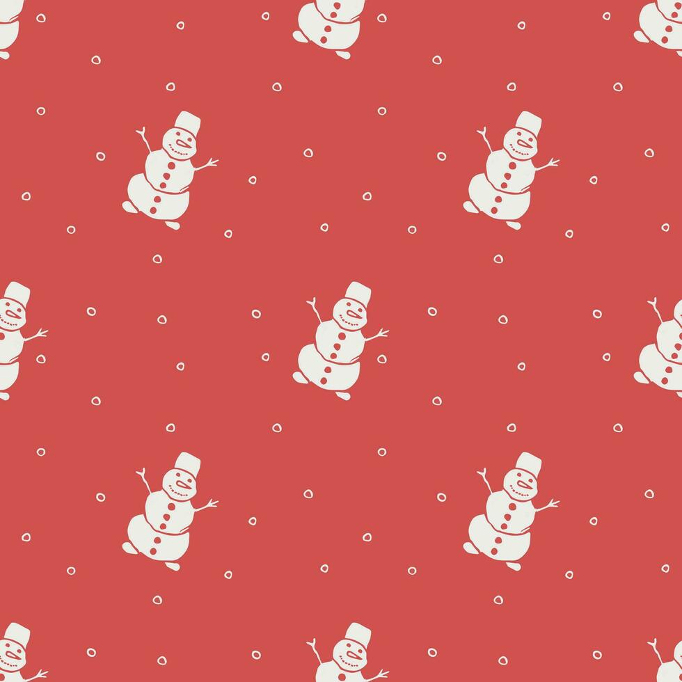 Seamless christmas pattern. New year background. Doodle illustration with christmas icons vector